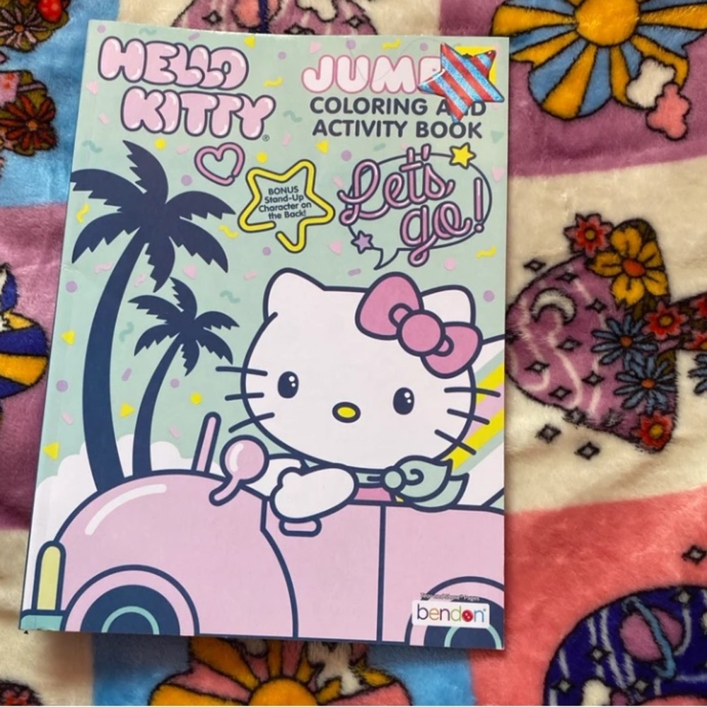 Hello Kitty Mega Coloring/Activity Bundle (7) Books and (1) Set of Crayons - Picture 9 of 9